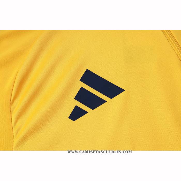 Chandal de Sudadera del Boca Juniors Nino 25-26 Amarillo